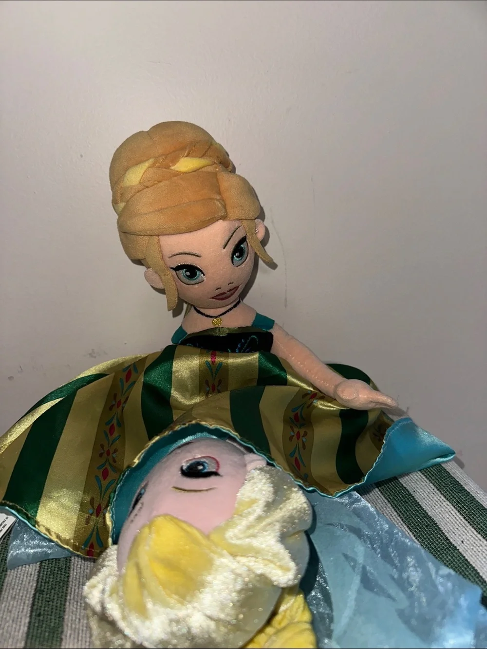 Elsa-Inspired Teal Princess Plush Doll - Kids Toys